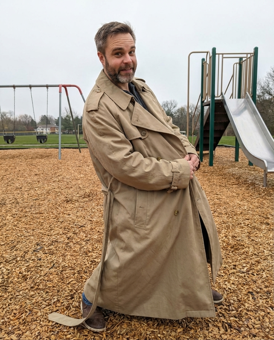 Hans at the playground.