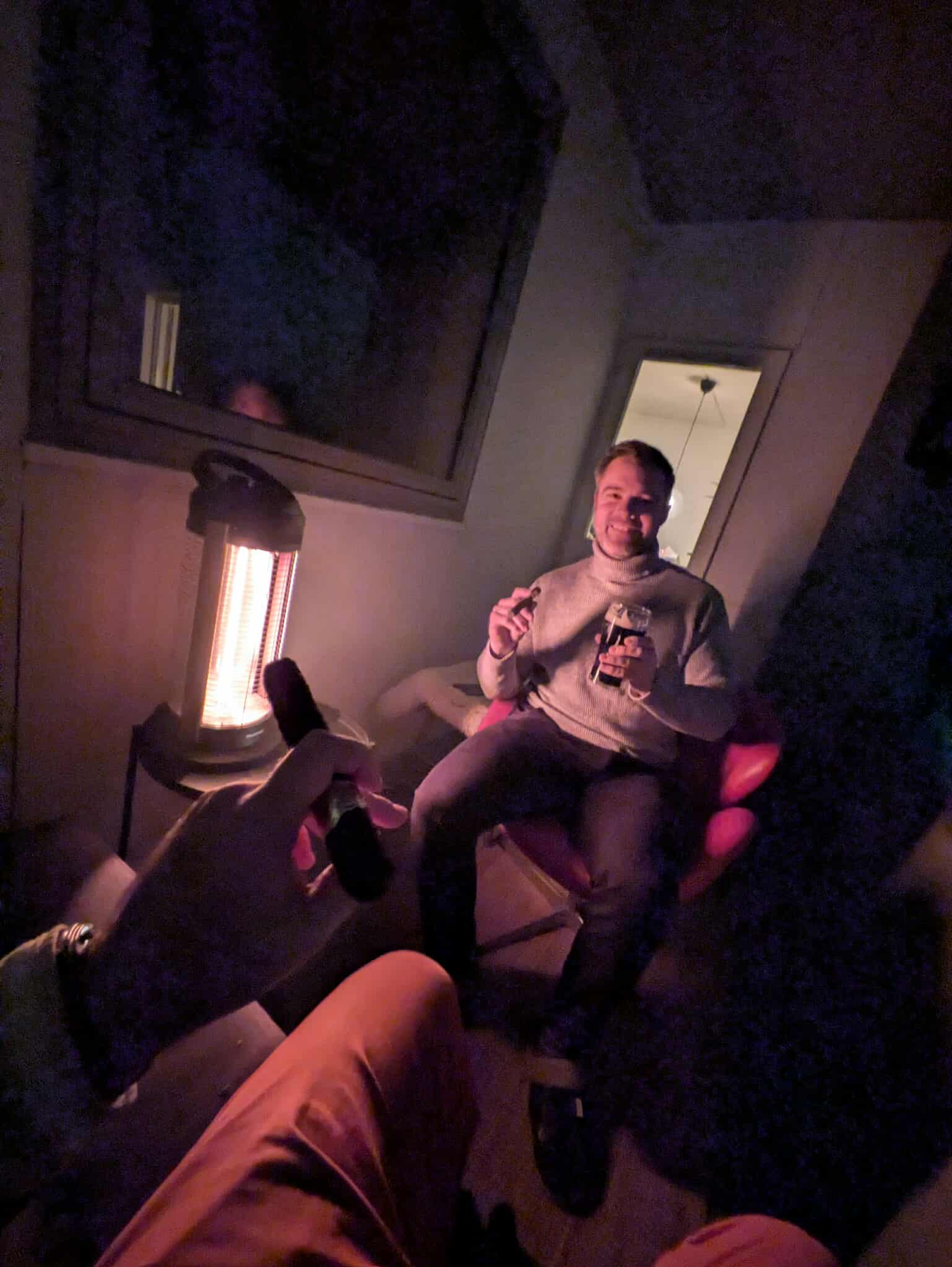 Hans attends a hackathon.